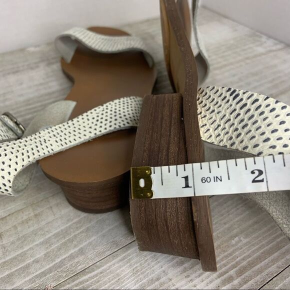 𝅺madewell Veronique Sandal Snake Spot Ankle Strap - Picture 10 of 10